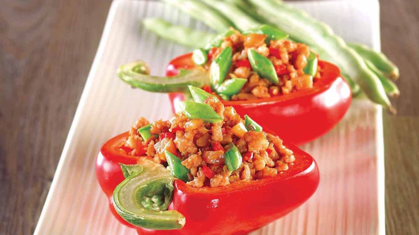梅菜肉鬆炒四季豆
